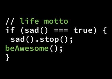 Coder Coding Life Motto