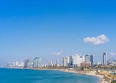 Tel Aviv City Beach Israel