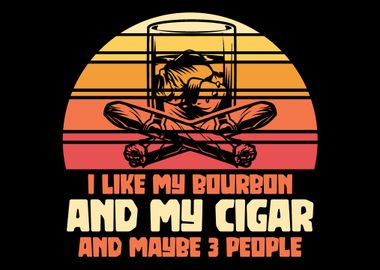 Bourbon Whiskey And Cigar