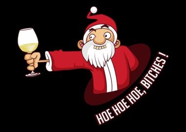 Santa Funny Hoe Sarcastic