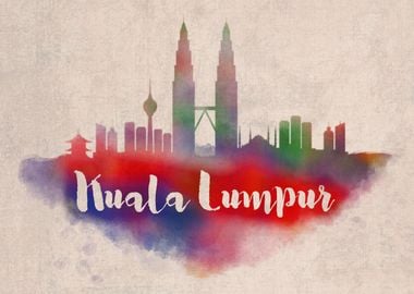 Kuala Lumpur Watercolor