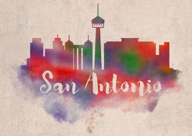 San Antonio Watercolor