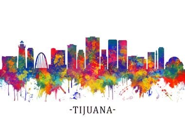 Tijuana Mexico Skyline