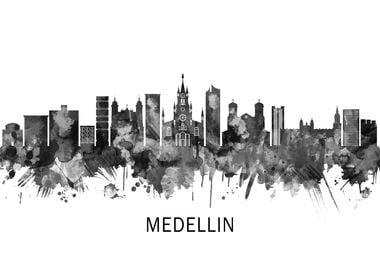 Medellin Colombia Skyline