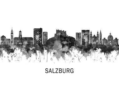 Salzburg Austria Skyline