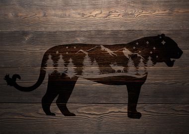 NATURE WOOD PANTHER