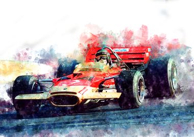 Jochen Rindt on Lotus