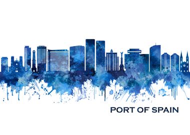 Port Of Spain Skyline