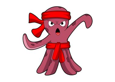 Octopus Martial art Karate