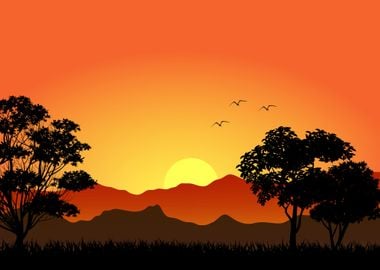 Silhouette Landscapes