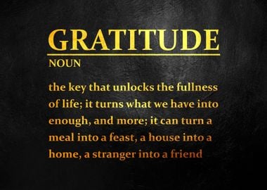 Gratitude