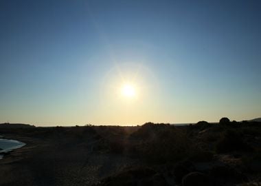 Elafonisi beach sunshine