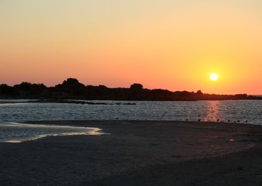 Elafonisi beach sunshine