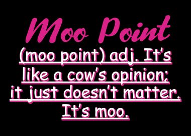 Moo Point Funny Person Gif