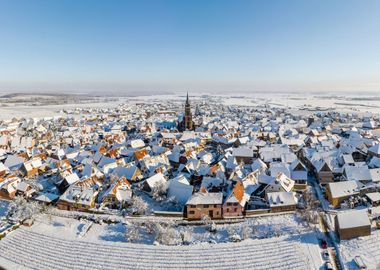 Snowcovered hills