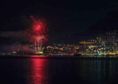 Fireworks in Monaco