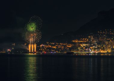 Fireworks in Monaco