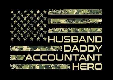 Accountant Camo US Flag