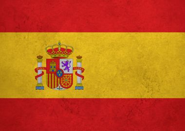 Flag of Spain on Wall