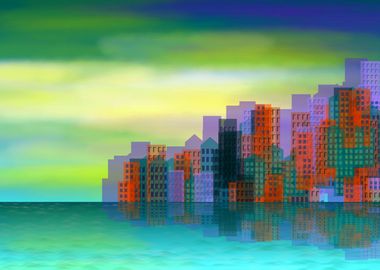 Abstract Cityscape 