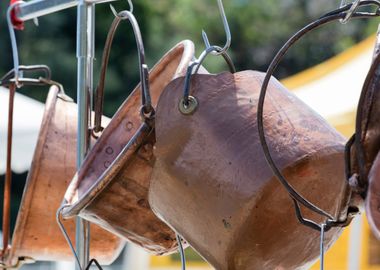 old pots and pans