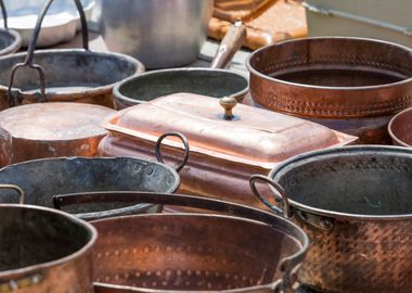 old pots and pans