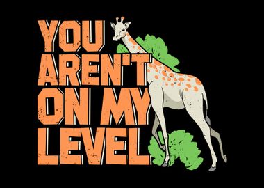 Funny Giraffe Design 