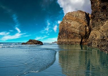 The Rock at the Sea Beach