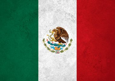 Flag of Mexico on Wall