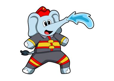 Elephant Firefighter Hose