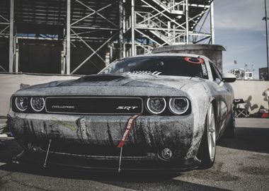 Dirty Dodge Challenger SRT