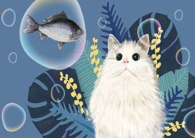 Cat and Fish