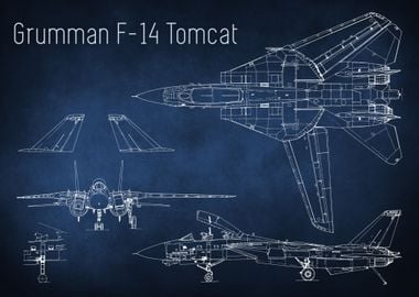 F14 tomcat Blueprint