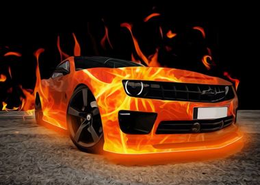 Fire Camaro