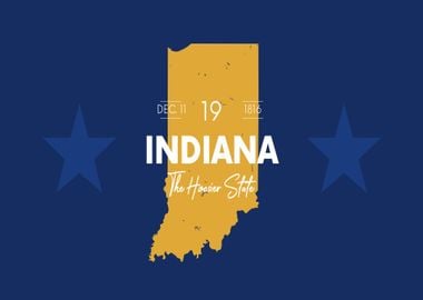 Indiana state map