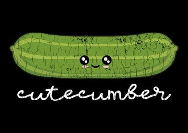 Funny Cute Cucumbers Desig