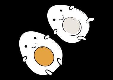 Egg Couple Couple Pun Make