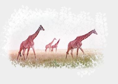 Giraffe Savana