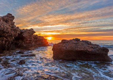 Sunrise on the coast