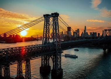 New York City Sunset USA