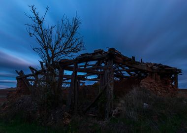 An old abandoned house