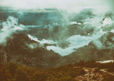 Fog in els Ports mont caro