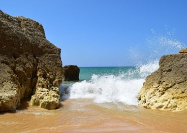 Sandy Sea Beach waves