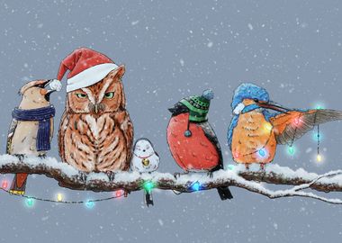 Christmas birds