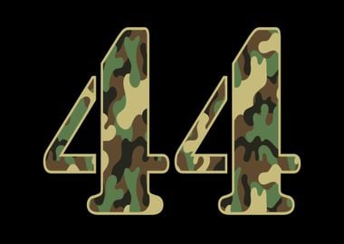 44th Birthday Soldier Camo