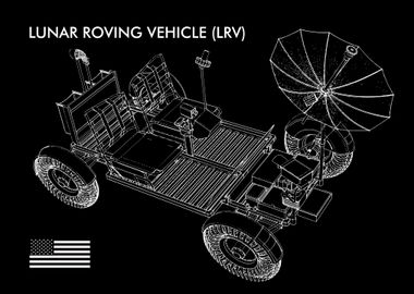 LUNAR ROVING VEHICLE BLACK