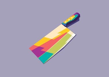 Cool Kitchen Knife PopArt