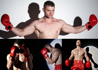 Boxing collage 