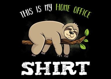 Homeoffice Work Sloth