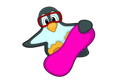 Penguin Snowboard Sports